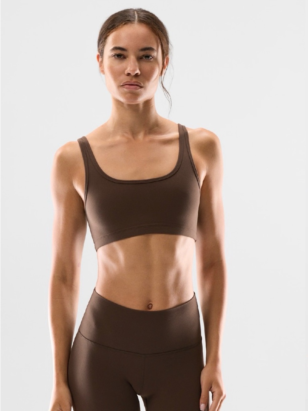 Aritzia Golden Mini Bra Top- Brown